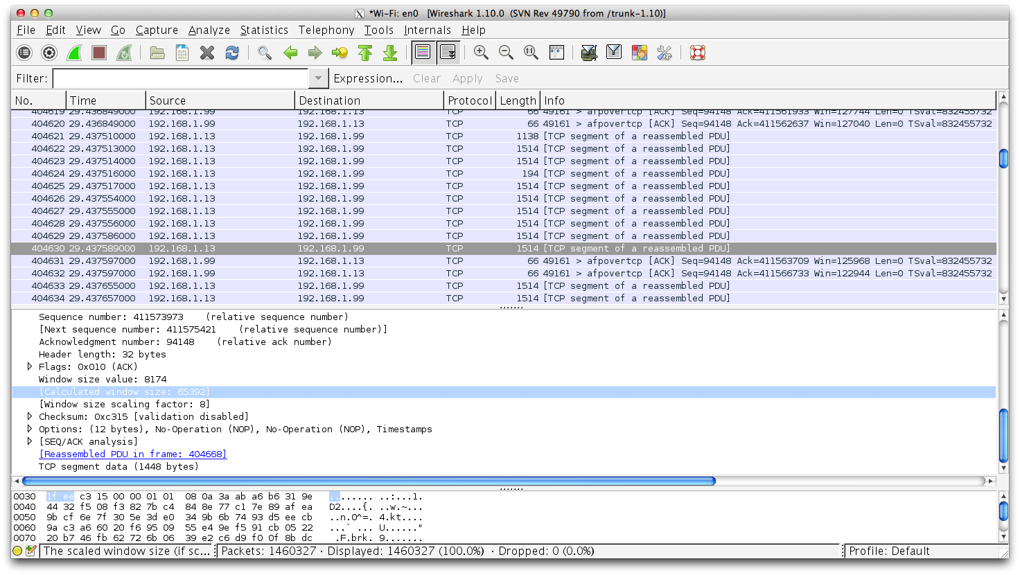 iperf mac os x lion